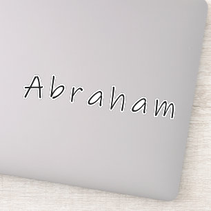 Abraham name, For Abraham