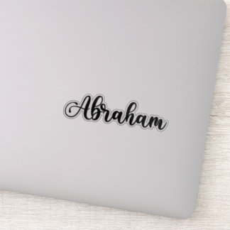 Abraham Name - Handwritten Calligraphy