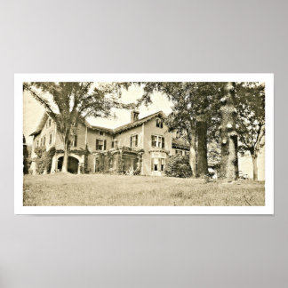 Abraham Oakey Hall's Summer Home at Short Hills NJ Poster