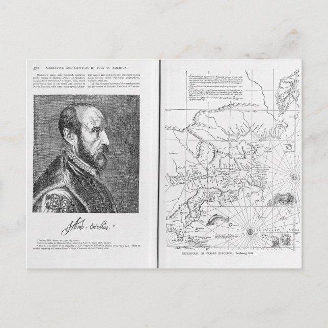 Abraham Ortel Oretelius Postcard (Front)