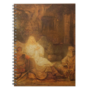 Abraham Receives the Three Angels, 1646 (oil on pa Notebook