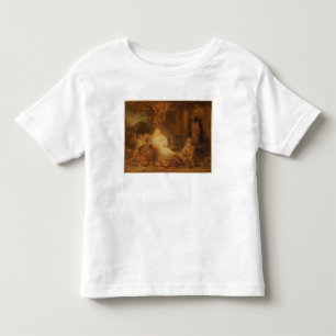 Abraham Receives the Three Angels, 1646 (oil on pa Toddler T-Shirt