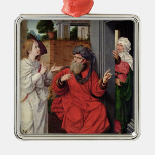 Abraham, Sara and an Angel, c.1520 Metal Tree Decoration
