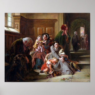 Abraham Solomon Waiting for the Verdict Poster