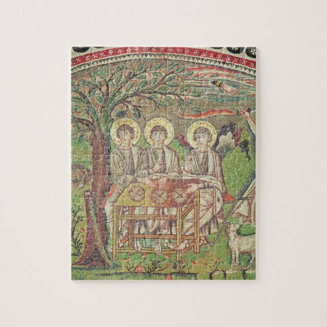 Abraham with the angels (mosaic) jigsaw puzzle (Vertical)