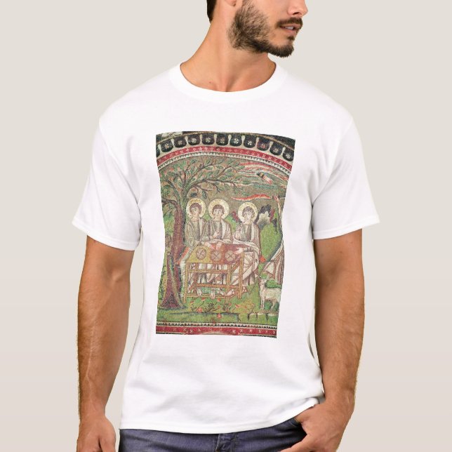 Abraham with the angels (mosaic) T-Shirt (Front)