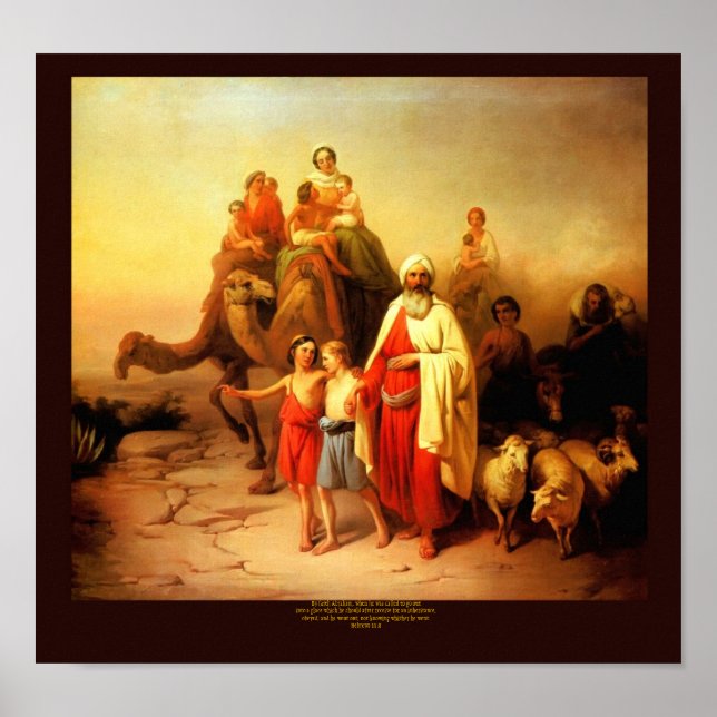 Abrahams Journey by Josef Molnar Poster (Front)