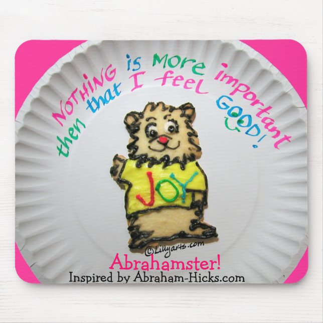 Abrahamster Cookie Feel Good Mousepad (Front)