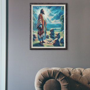 Abram’s Faithful Gaze: Genesis 15 Poster