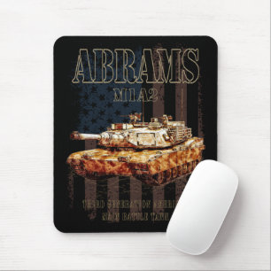 Abrams M1A2 MBT United States Main Battle Tank Mouse Pad