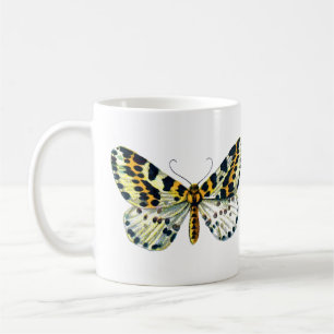 Abraxas grossulariata, The Magpie Moth Colour Imag Coffee Mug