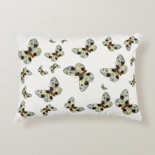 Abraxas sylvata - The Clouded Magpie Moth Decorative Cushion