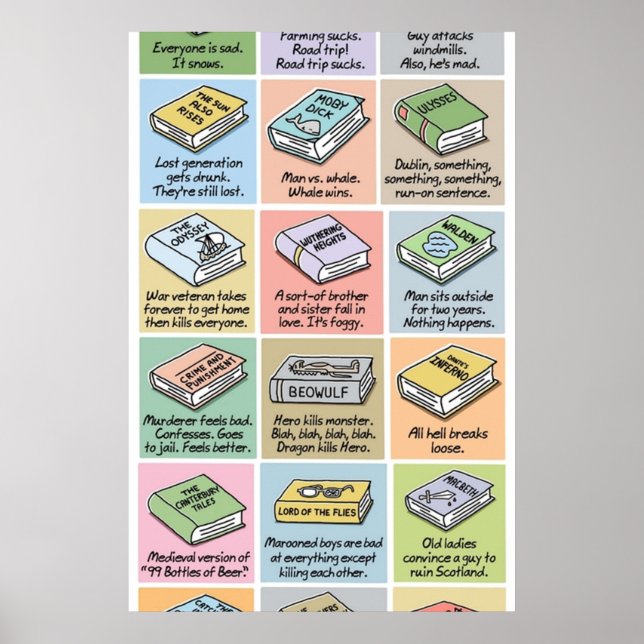 abridged classics composite poster (Front)