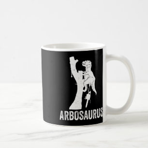 Abrosaurus Arborist Tree Climbing Tree Cutter Arbo Coffee Mug