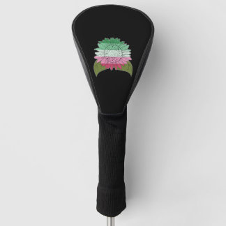 Abrosexual sunflower gift LGBT Abrosexual Golf Head Cover