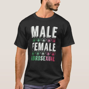 Abrosexuality Flag Queer Pride Lgbt Male Female Ab T-Shirt