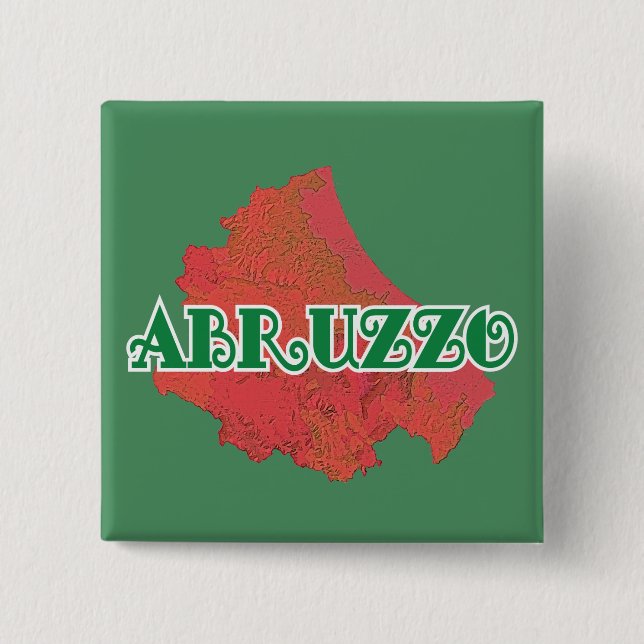 Abruzzo 15 Cm Square Badge (Front)
