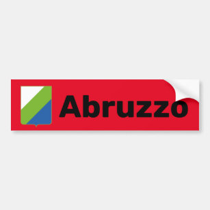 Abruzzo flag (Italia) Bumper Sticker