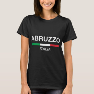 Abruzzo Italian Name Family Reunion Italy Flag T-Shirt