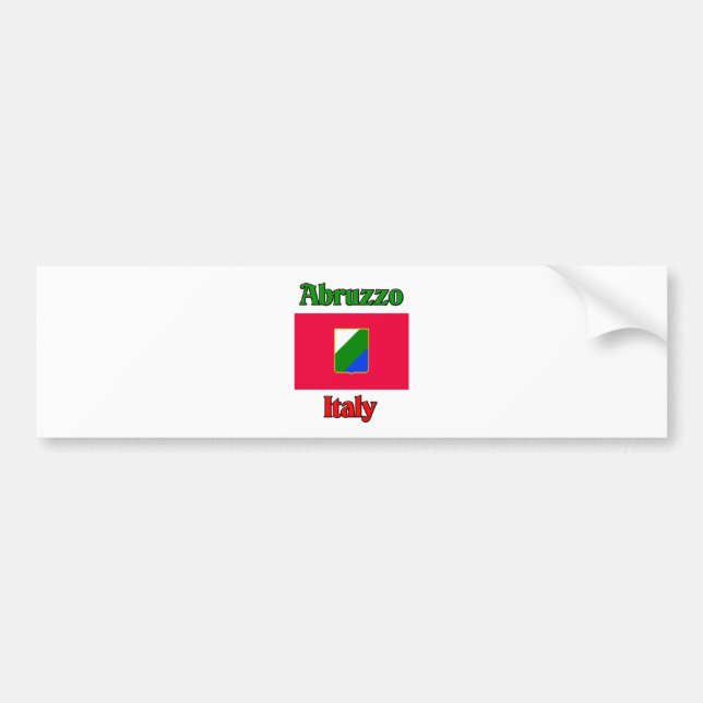 Abruzzo Italy Bumper Sticker (Front)