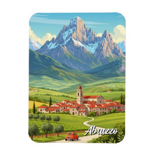 Abruzzo Italy Travel Magnet