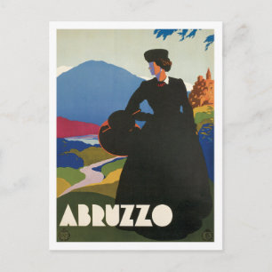 Abruzzo Italy Vintage Postcard