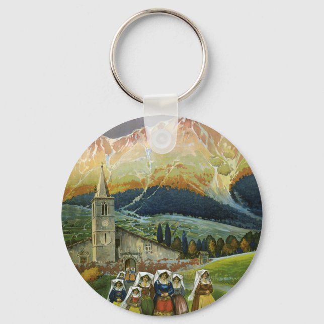 Abruzzo Key Ring (Front)