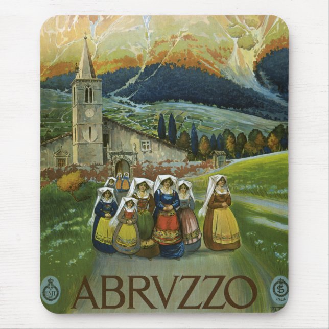 Abruzzo Mouse Pad (Front)