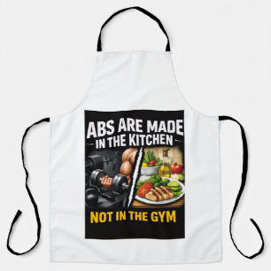 Abs Are Made in the Kitchen Wall Art Apron