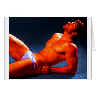 Abs Burning - original painting