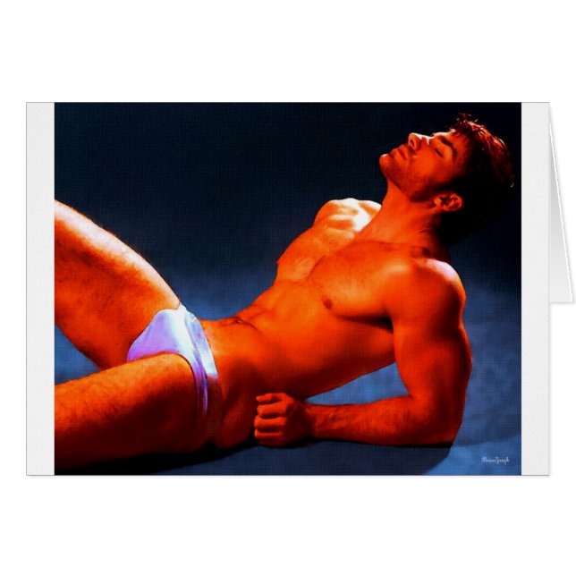 Abs Burning - original painting (Front Horizontal)