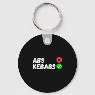 Abs Kebabs Fitness And Foodie Fun Key Ring