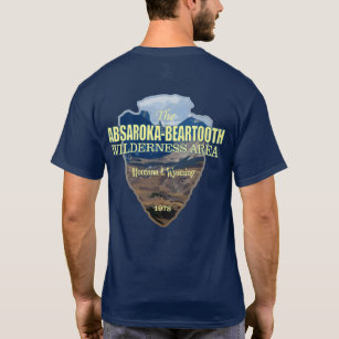 Absaroka-Beartooth Wilderness (arrowhead) T-Shirt