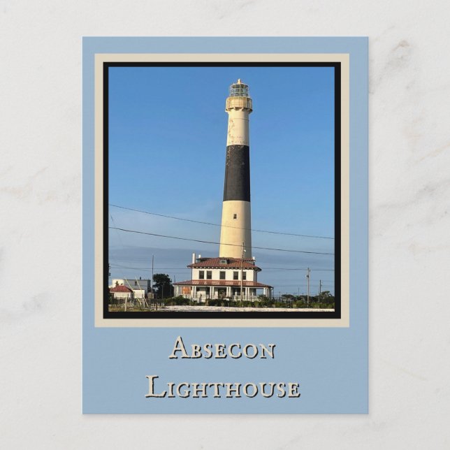 Absecon Lighthouse Postcard  (Front)