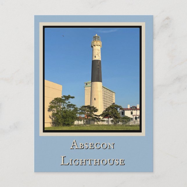 Absecon Lighthouse Postcard  (Front)