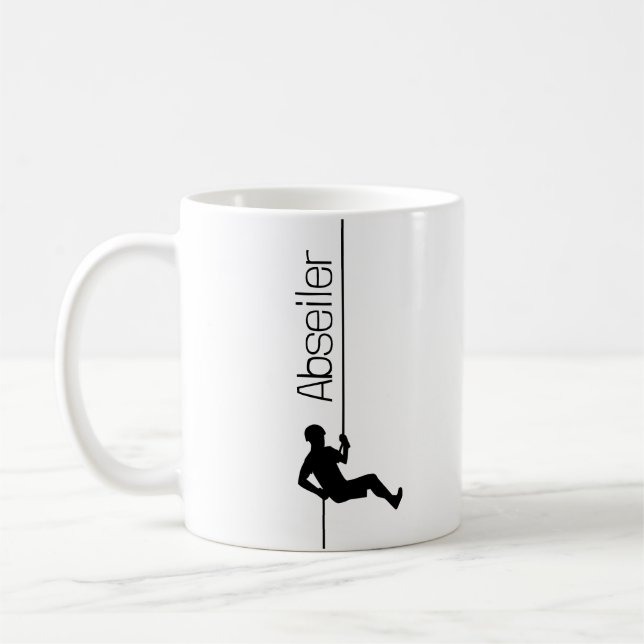 Abseiler Coffee Mug (Left)