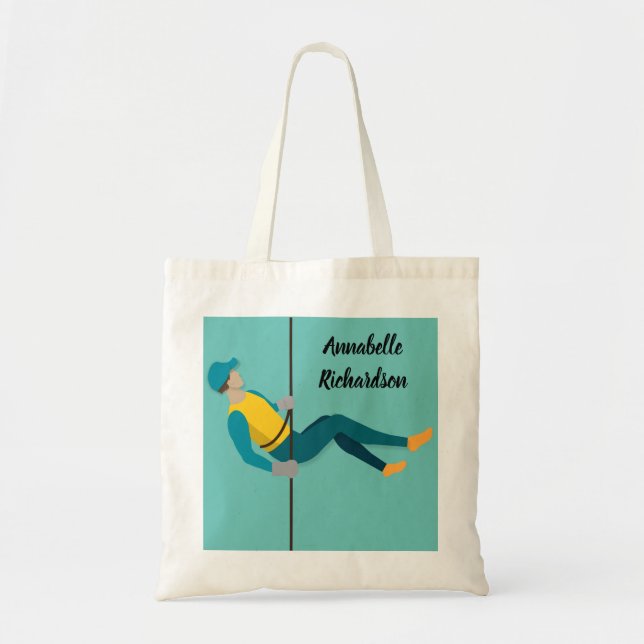 Abseiling Tote Bag (Front)