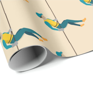 Abseiling Wrapping Paper