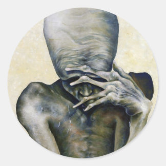 Absence of Nothing Classic Round Sticker