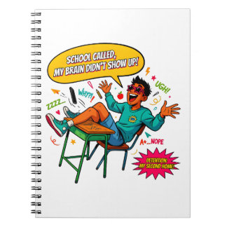 Absent Mind Study Desk Humour Notebook