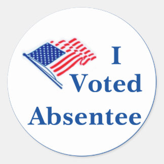 Absentee Voter Sticker