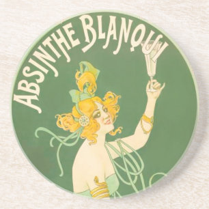 Absinthe Blanqui Nover Fine Art Coaster