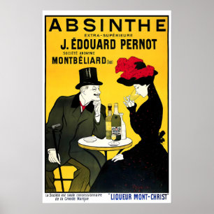 Absinthe Edouard Pernot 1905 Poster Vintage French