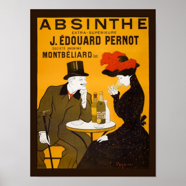 Absinthe Extra-Superieure J. Edouard Pernot - 1901 Poster (Front)