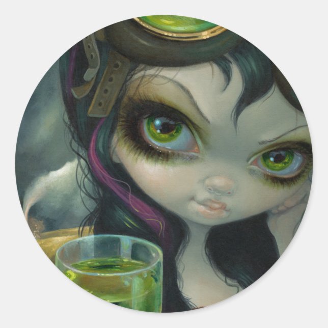 "Absinthe Goggles" Sticker (Front)