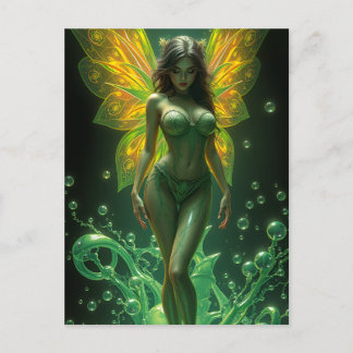 Absinthe Green Fairy  Postcard