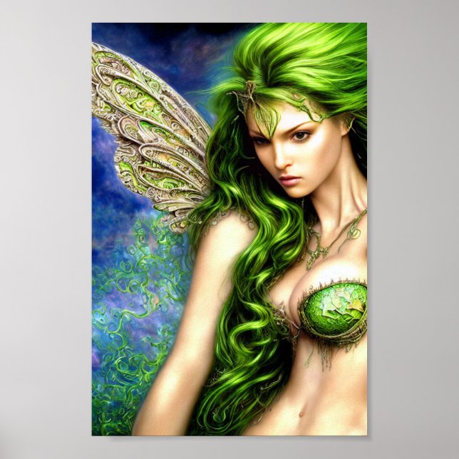 Absinthe Green Fairy  Poster (Front)