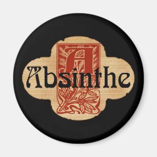 Absinthe Imaginary Bottle Lable Magnet