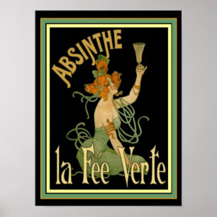 Absinthe La Fee Verte  12 x 16 Print