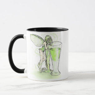 Absinthe La Fee Verte Fairy With Glass (no text) Mug